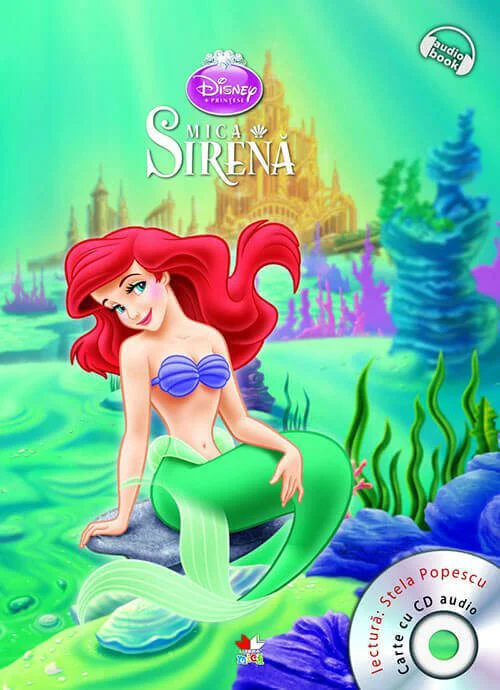 image for Disney Audiobook v.10 Mica Sirena + CD foto