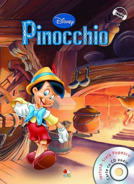 image for Disney Audiobook v.11 Pinocchio + CD foto