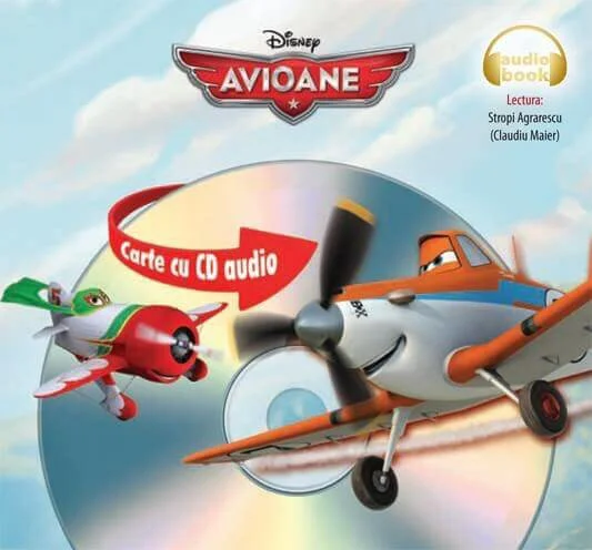 image for Disney audiobook Avioane + CD format mic foto