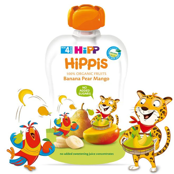image for Фруктовый сюрприз HiPPiS из бананов, груш и манго (4+ мес.), 100 г foto