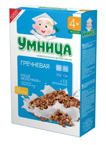 Terci cu lapte Umnitsa de hrisca (4+ luni), 200 g foto