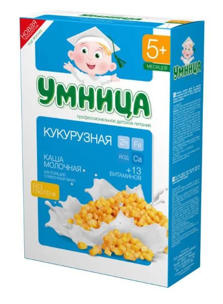 Terci cu lapte Umnitsa de porumb (5+ luni), 200 g foto