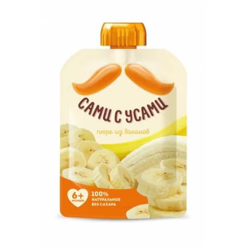 Piure Sami s Usami de banane (6+ luni), 80 g foto