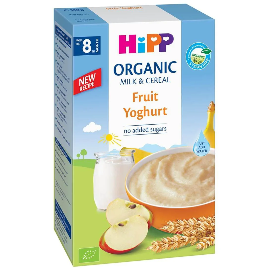 image for Terci HIPP pe lapte din griu cu probiotice, fructe si iaurt (8+ luni), 250 g foto