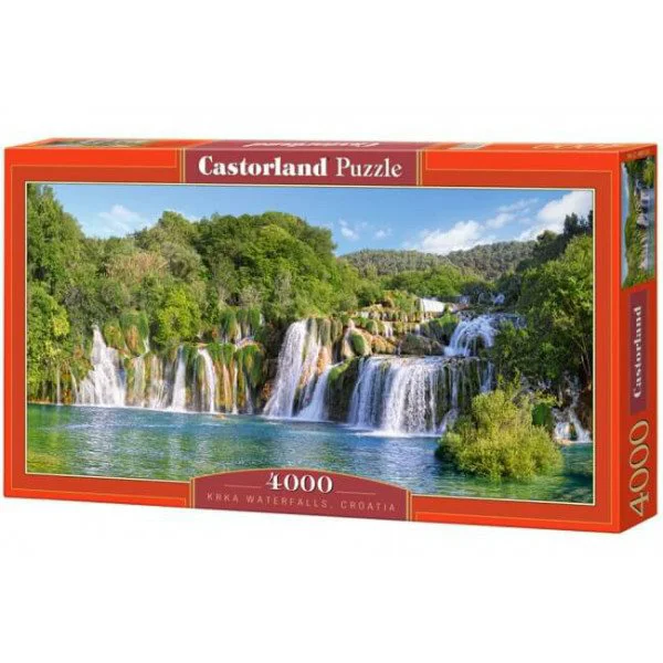 Puzzle Castorland Krka Waterfalls Croatia, 4000 piese foto