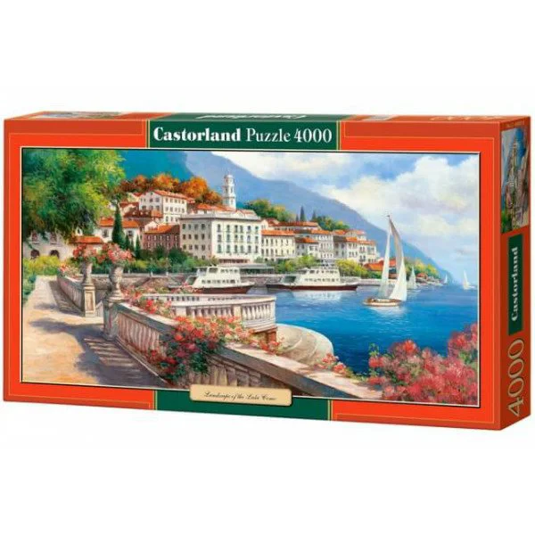 Puzzle Castorland Idyllic Landscape of the Lake Como, 4000 piese foto