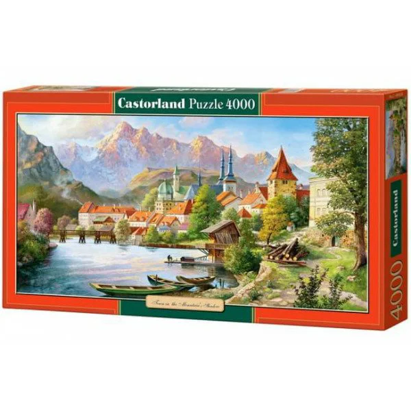 Puzzle Castorland Town in the Mountain's Shadow, 4000 piese foto