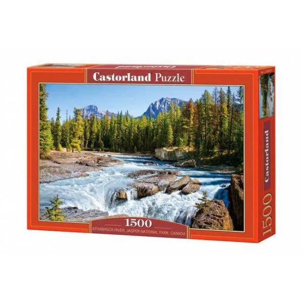 Puzzle Castorland Athabasca River, Jasper National Park, Canada, 1500 piese foto
