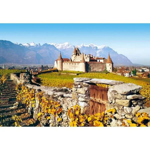 Puzzle Castorland Aigle Castle, Switzerland, 1000 piese foto