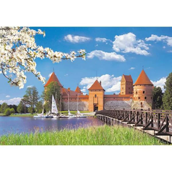 Puzzle Castorland Trakai Castle, Lithuania, 1000 piese foto
