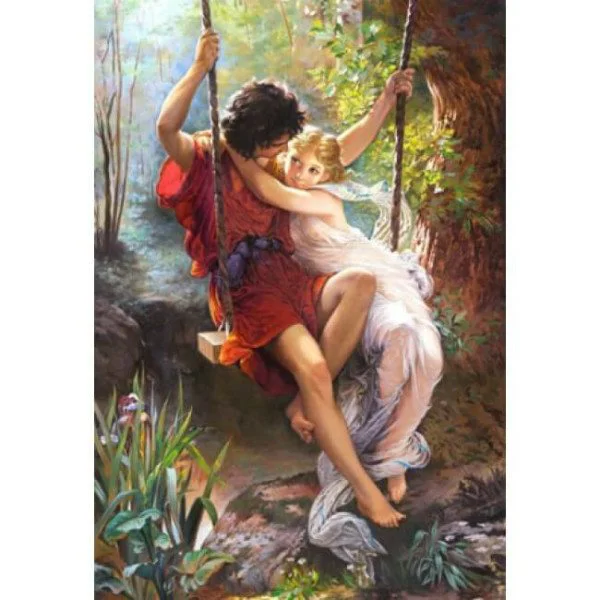 Puzzle Castorland Springtime, Pierre-Auguste Cot, 1000 piese foto