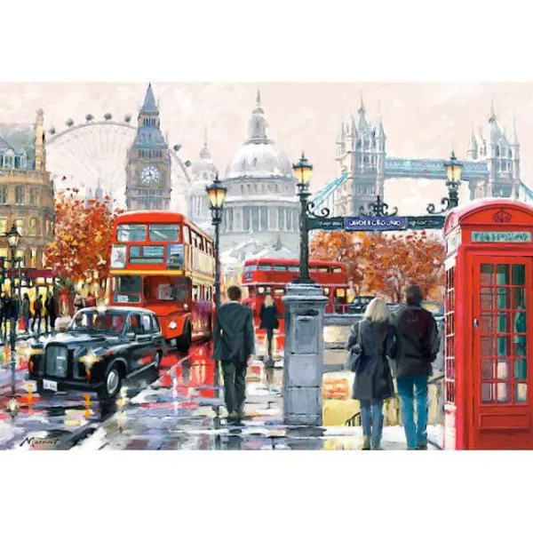 Puzzle Castorland London Collage, 1000 piese foto