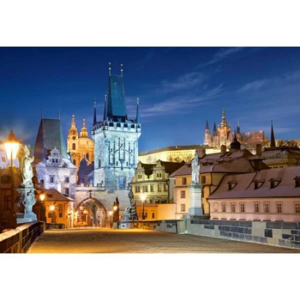 Puzzle Castorland Charles Bridge at Night, 1000 piese