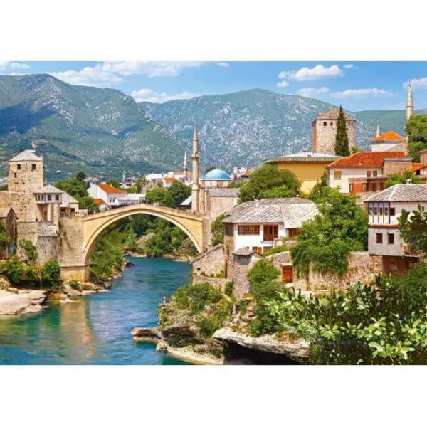 Puzzle Castorland Mostar, Bosnia and Herzegovina, 1000 piese foto