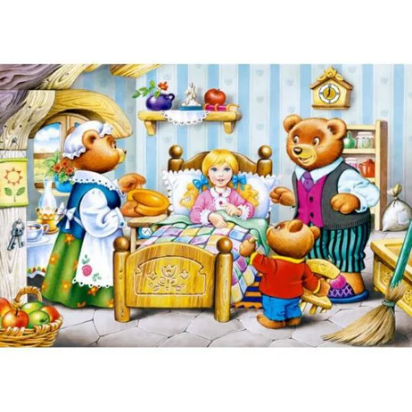 Puzzle Castorland Goldilocks and the Three Bears, 260 piese foto