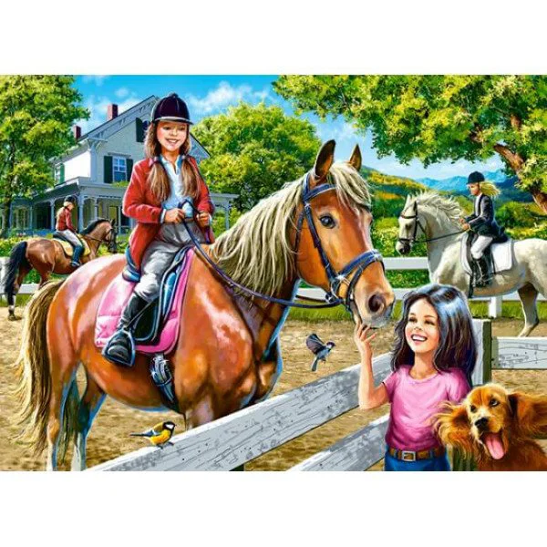 Puzzle Castorland Horse Riding, 300 piese foto