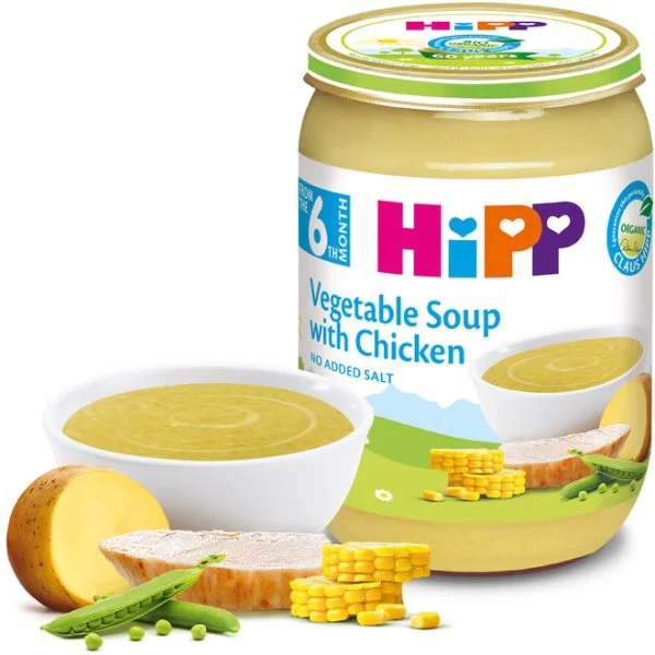 image for Piure HiPP Supa de legume cu carne de pui (6 luni+), 190 g foto