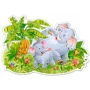 Puzzle Castorland Playing Elephants, 12 piese foto