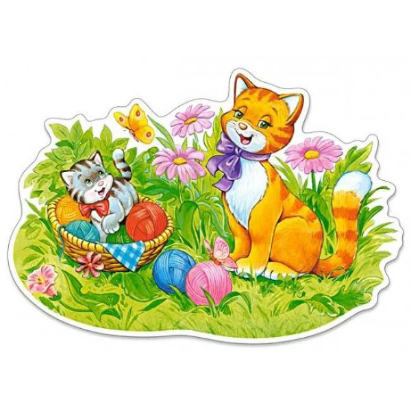 Puzzle Castorland Kitten Family, 12 piese foto