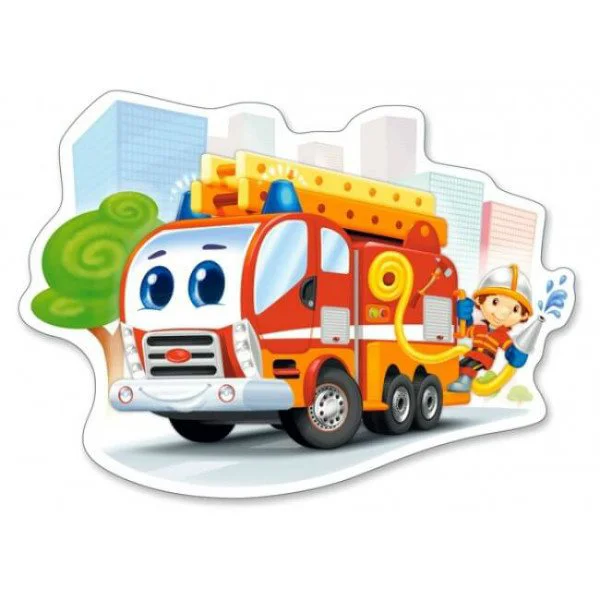 Puzzle Castorland Fire Engine, 12 piese foto