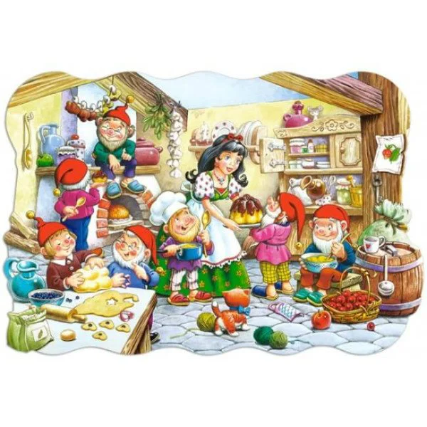 Puzzle Castorland Snow White and the Seven Dwarfs, 20 piese foto