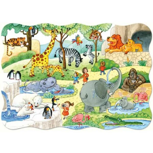 Puzzle Castorland At the Zoo, 20 piese foto