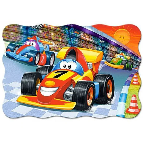 Puzzle Castorland Racing Action, 20 piese foto