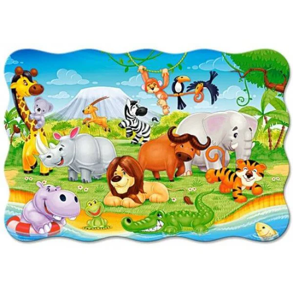 Puzzle Castorland African Animals, 20 piese foto
