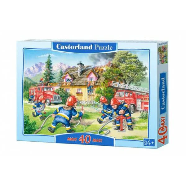 Puzzle Castorland Fire Brigade, 40 piese foto