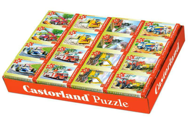 Puzzle Castorland Auto, 24 MINI piese foto