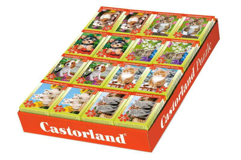 Puzzle Castorland Animals, 54 MINI piese foto