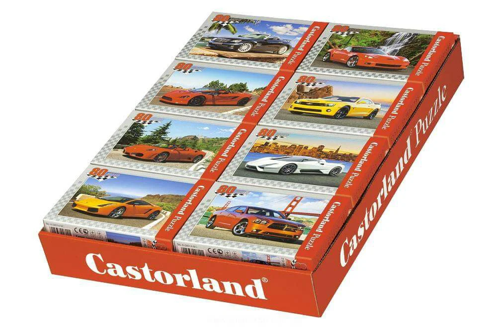 Puzzle Castorland Auto, 80 MINI piese foto
