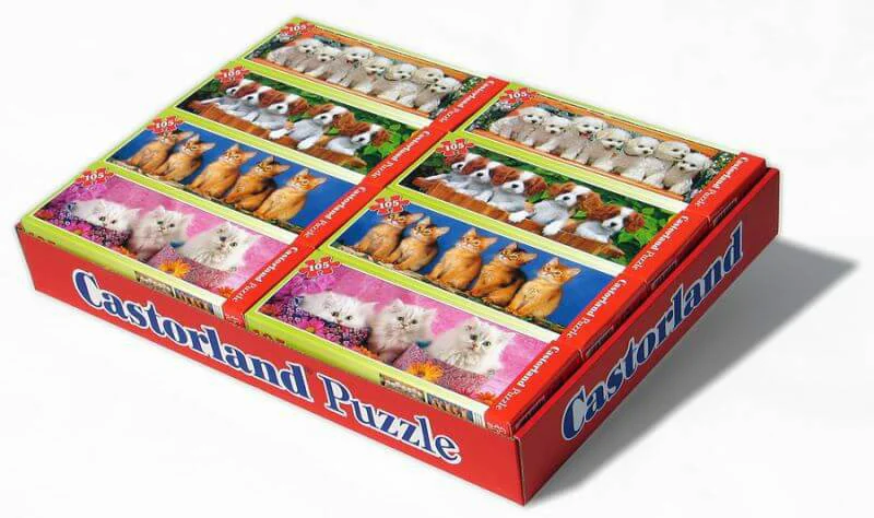 Puzzle Castorland Animals, 105 MINI piese foto