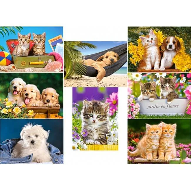 Puzzle Castorland Animals, 120 MINI piese foto
