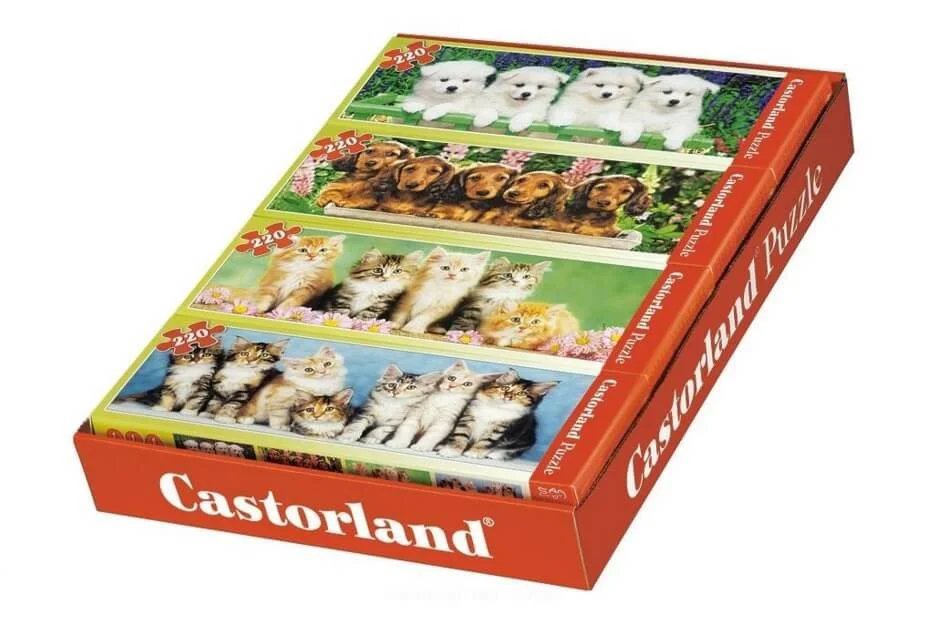 Puzzle Castorland Animals, 220 MINI piese foto