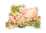 Пазл Касторланд A Piggy with Mom, 15 MIDI эл. foto