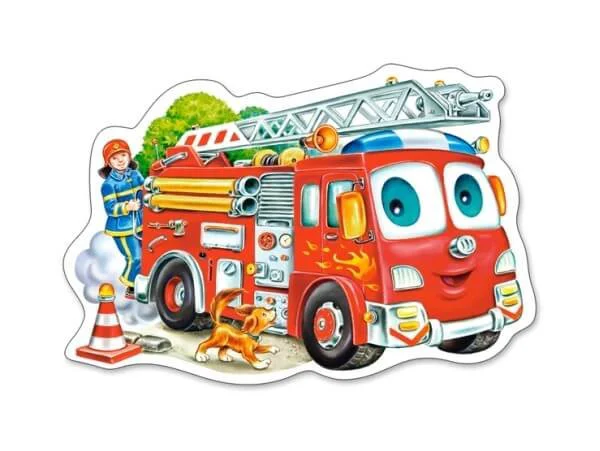 Puzzle Castorland Fire Engine, 15 MIDI piese foto