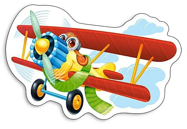 Puzzle Castorland Funny Plane, 15 MIDI piese foto