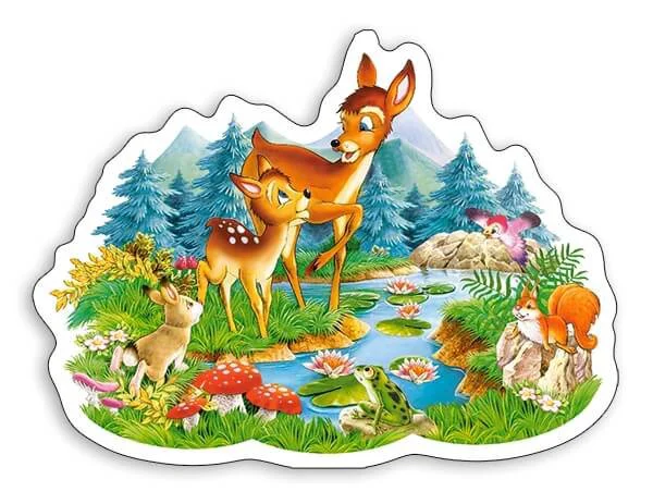 Puzzle Castorland Little Deer, 15 MIDI piese foto