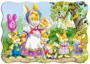 Puzzle Castorland Familia de iepurasi, 30 MIDI piese foto
