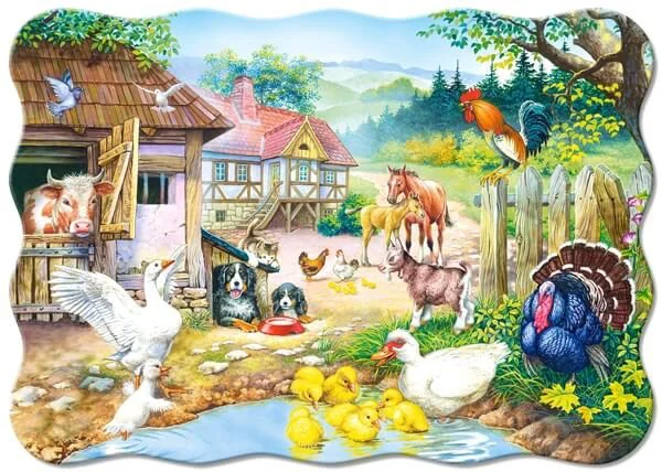 Puzzle Castorland Farm, 30 MIDI piese foto