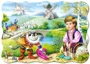 Puzzle Castorland Motanul incaltat, 30 MIDI piese foto