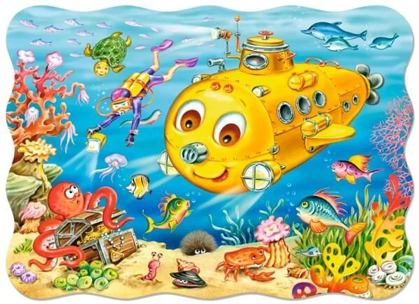 Puzzle Castorland Happy Submarine, 30 MIDI piese foto