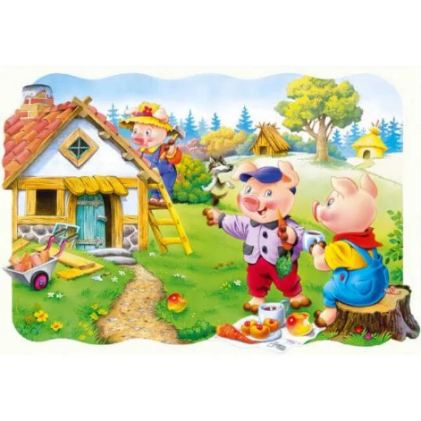 Puzzle Castorland Three Little Pigs, 30 MIDI piese foto