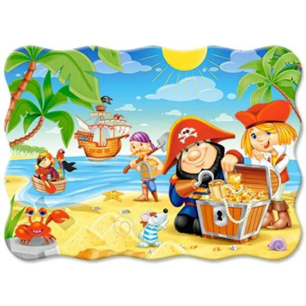 Puzzle Castorland Pirate Treasure, 30 MIDI piese foto