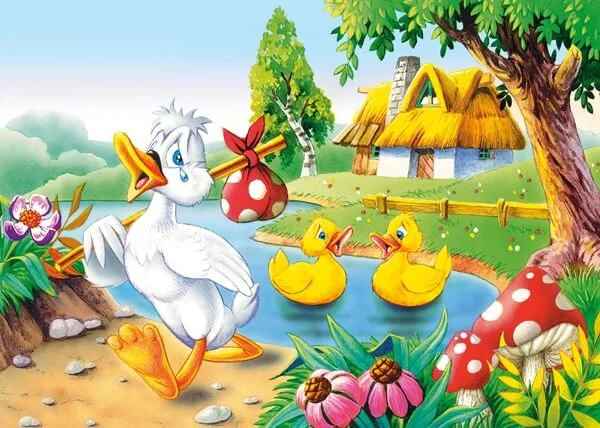 Puzzle Castorland The Ugly Duckling, 60 MIDI piese foto