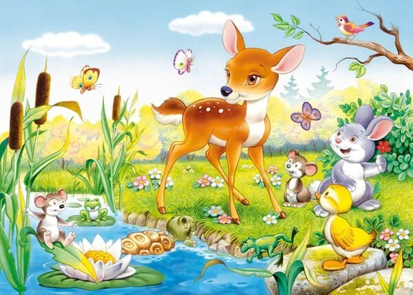 Puzzle Castorland Bambi, 60 MIDI piese foto
