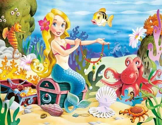 Puzzle Castorland Mica Sirena, 60 MIDI piese foto