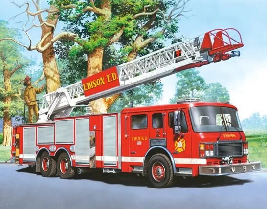 Puzzle Castorland Fire Engine, 60 MIDI piese foto