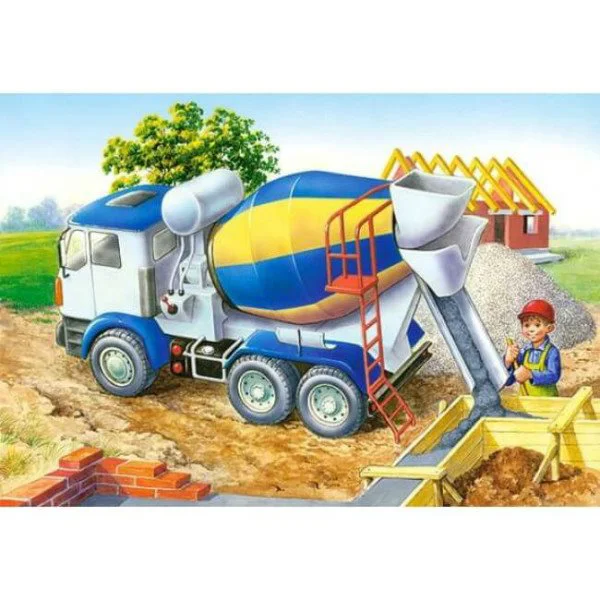 Puzzle Castorland Building Site, 60 MIDI piese foto